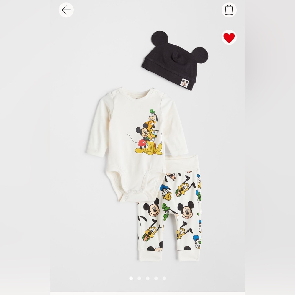 Conjunto H&M de 0 a 3 meses